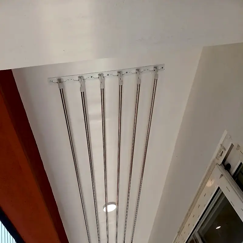 Cloth drying hanger installation in Mysuru