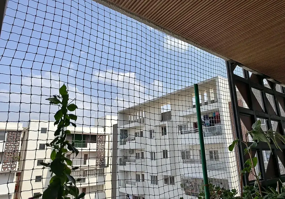 Safety net installation in Mysuru
